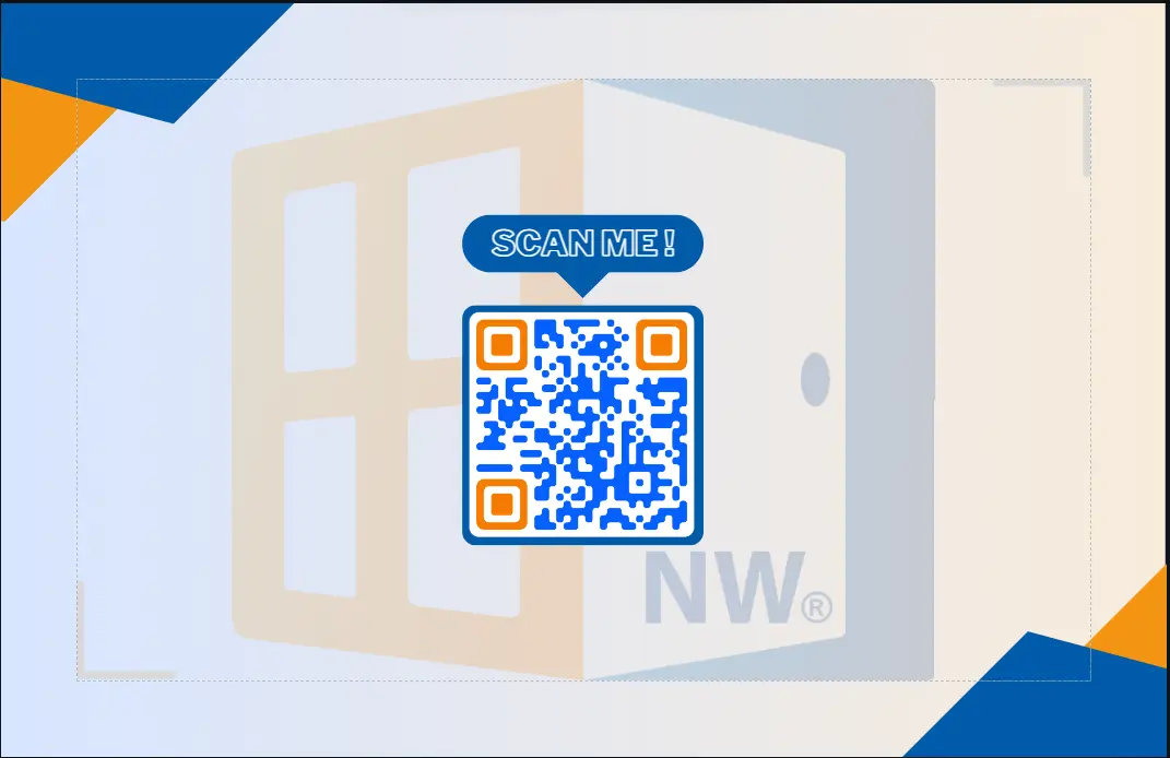 Back of New Windows business card designed by NedVision