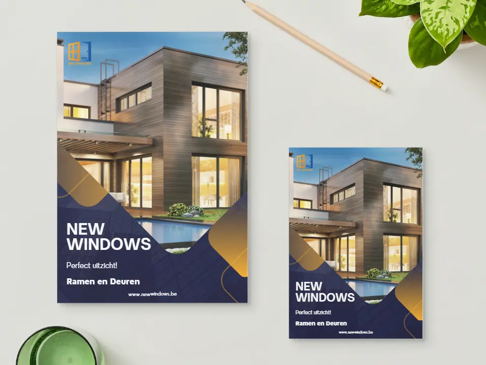 New Windows catalogue and flyer design by NedVision