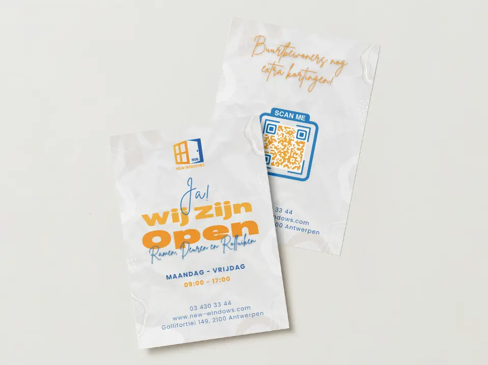 New Windows promotional flyer designed by NedVision